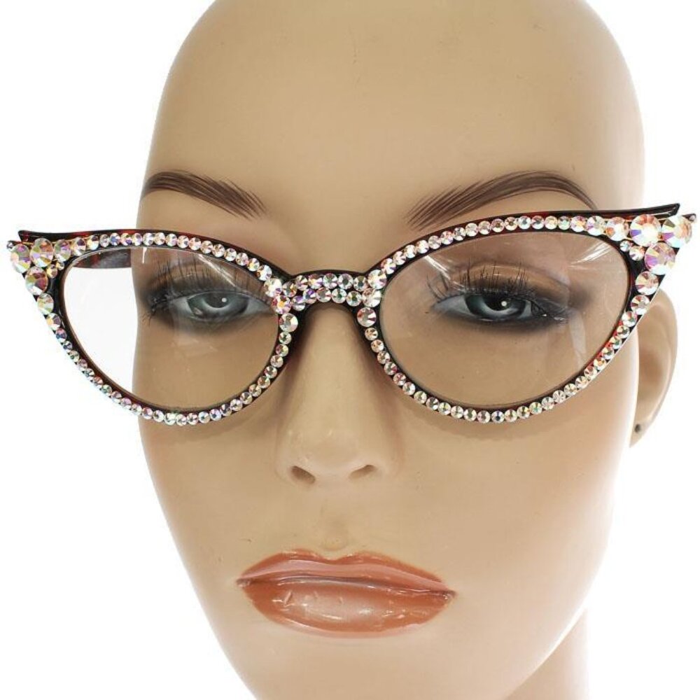Yellow Swarovski Crystal Enhanced Readers Reading Glasses BRAND NEW - Picture 2 of 2
